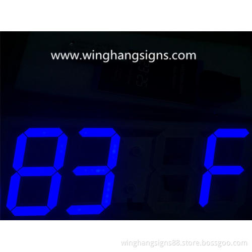 Blue LED 3D digital Clock 88:88